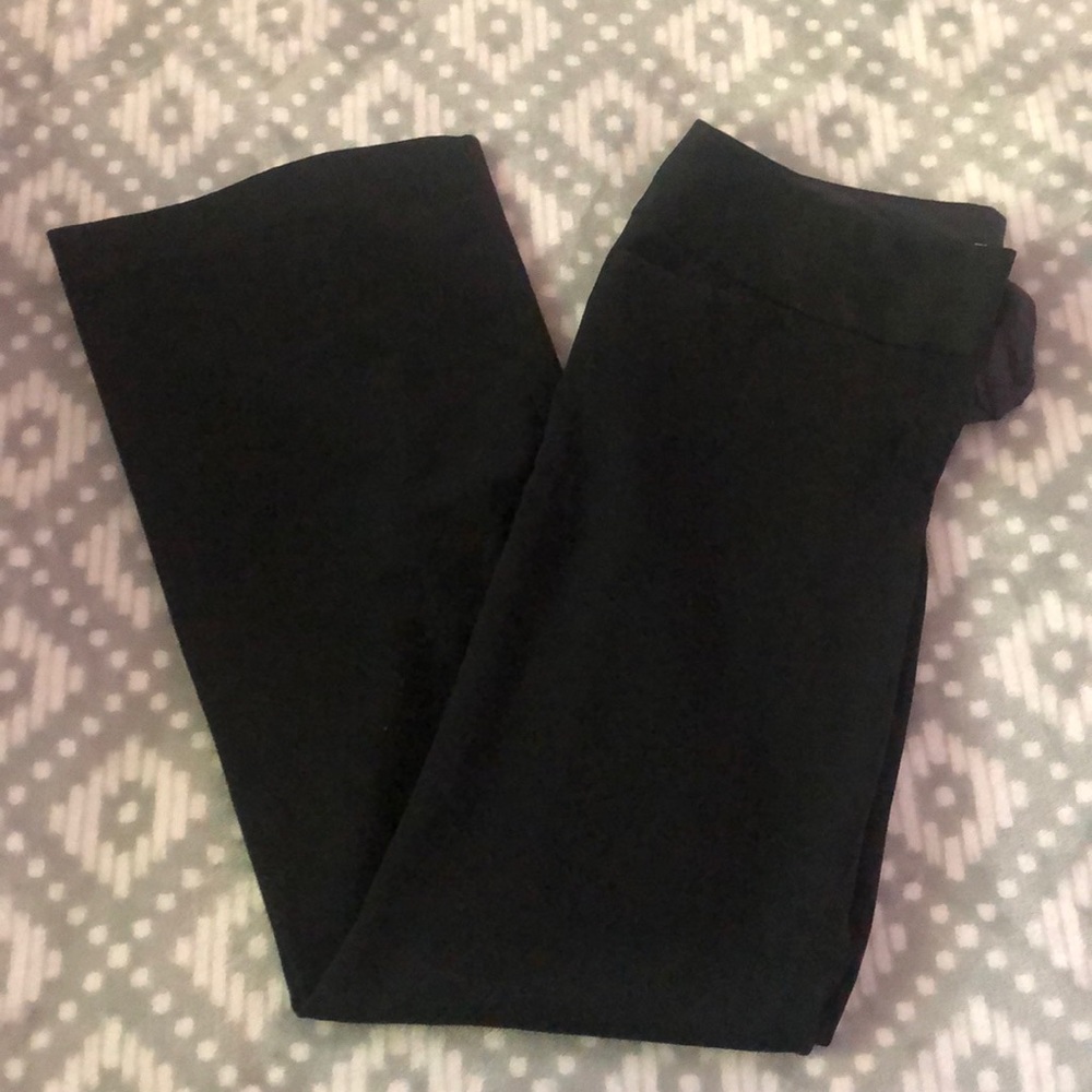 Express Black Work Pants, Wide Leg, 10L